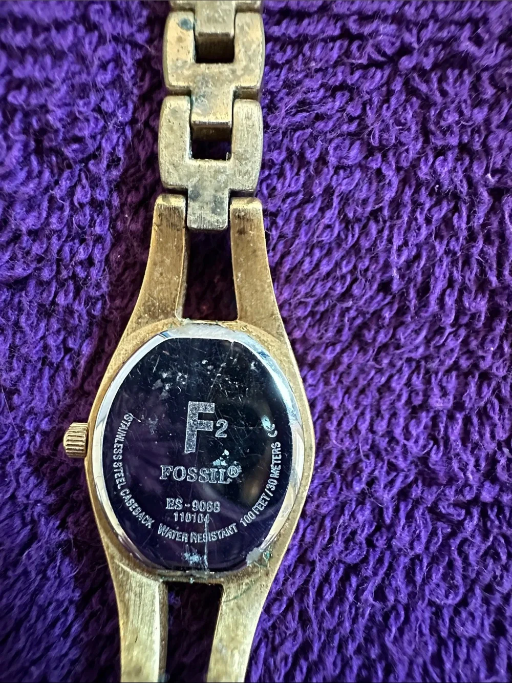Fossil Gold-Tone Women's Bracelet Watch with Light Dial